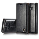 CaseMe-003 for Galaxy S8+ / G955 PU + PC Business Style Crazy Horse Texture Horizontal Flip Leather Case with Holder & Card Slots & Wallet(Black)