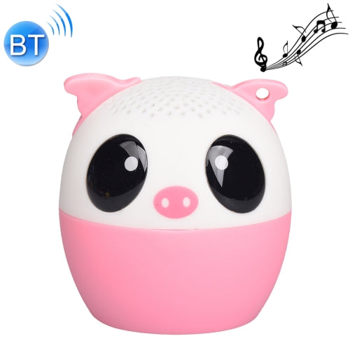 S8 Mini Portable Pig Bluetooth Speaker Outdoor Music Player Stereo Loud Speaker with Hand Strap, Support Answering Calls