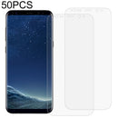 50 PCS 3D Curved Full Cover Soft PET Film Screen Protector for Galaxy S8