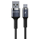 WK WDC-128 3A Micro USB Kingkong Enjoy Version Charging Data Cable, Length: 1m(Black)