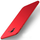 MOFI Frosted PC Ultra-thin Full Coverage Case for Galaxy A8 (2018) / A530F (Red)