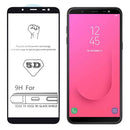 9H 5D Full Glue Full Screen Tempered Glass Film for Galaxy J8 (2018)