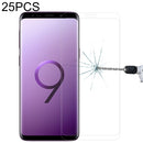 25 PCS 9H 3D Full Screen Tempered Glass Film for Galaxy S9 Plus (Transparent)