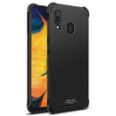 IMAK All-inclusive Shockproof Airbag TPU Case for Galaxy A20 / Galaxy A30, with Screen Protector(Matte Black)