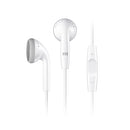 MEIZU EP21 3.5mm Jack In-ear Wired Control Earphone, Support Calls & Quick Photo & Voice Search, Cable Length: 1.2m(White)