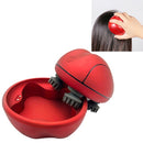 Multifunctional Kneading Vibration Waterproof Charging Scalp Head Massager (Red)
