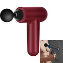 6 Gears Mini Fascia Gun Massage Gun Electric Fitness Massager, Specification: Key File, Without Bag (Red)