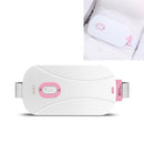 Women Menstrual Cramp Relief Pain Health Care Warm Uterus Belt Heat Moxibustion and Nuan Gongbao Hot Compress (White)