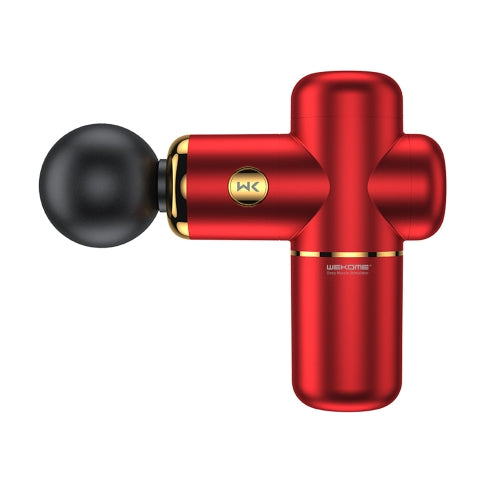 WK WT-FG02 Portable Sports Massage Muscle Gun with 4 Massage Heads (Red)