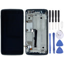 LCD Screen and Digitizer Full Assembly with Frame for Alcatel One Touch Idol 4 LTE / 6055(Black)