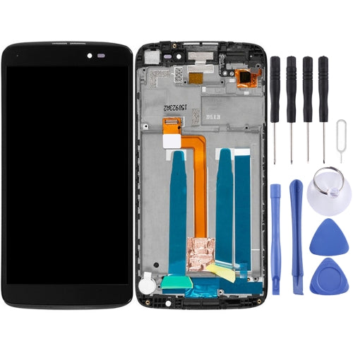 LCD Screen and Digitizer Full Assembly with Frame for Alcatel One Touch Idol 3 5.5 LTE / 6045 (Black)