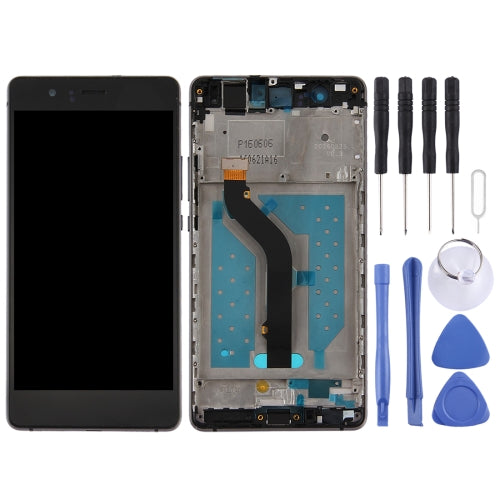 For Huawei P9 Lite LCD Screen and Digitizer Full Assembly with Frame(Black)