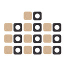 10 PCS for Oppo R7 & R7s Back Camera Lens(Black)