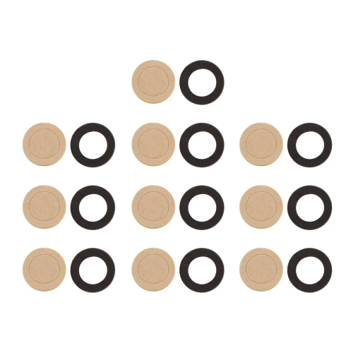 10 PCS for Oppo R9 Plus Back Camera Lens(Black)