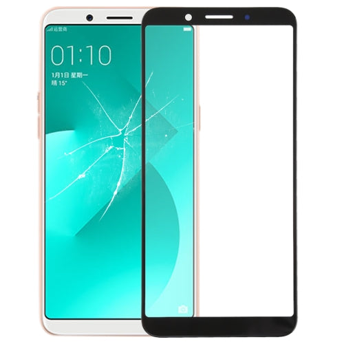 Front Screen Outer Glass Lens for OPPO A83 (Black)