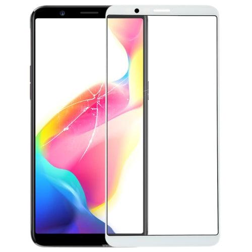 Front Screen Outer Glass Lens for OPPO R11s Plus (White)