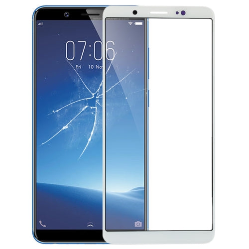Front Screen Outer Glass Lens for Vivo Y75 / V7(White)