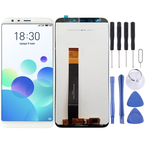 LCD Screen and Digitizer Full Assembly for Meizu M8c M908L (White)