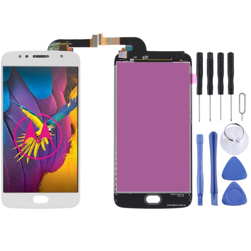 LCD Screen and Digitizer Full Assembly for Motorola Moto G5S (White)