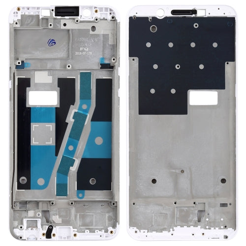 Front Housing LCD Frame Bezel Plate for OPPO A1(White)