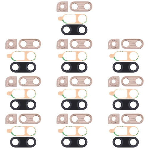 10 PCS Camera Lens Cover for Huawei Nova 4(Gold)