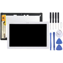 LCD Screen and Digitizer Full Assembly for Asus Zenpad 10 Z300 Z300CL Z300CNL P01T (Yellow Flex Cable Version)(White)