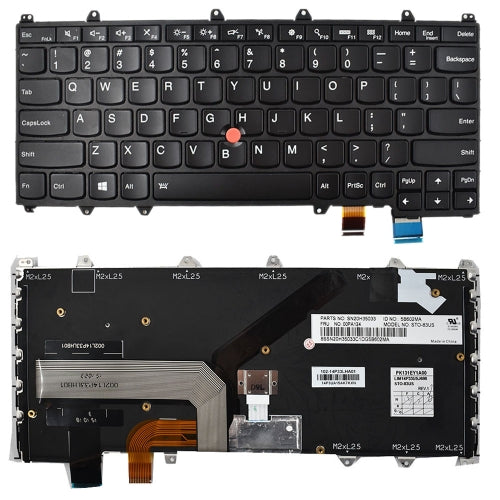 US Version Keyboard for Lenovo IBM ThinkPad Yoga 260 12.5 Inch