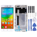 LCD Screen and Digitizer Full Assembly with Frame for Lenovo S90 S90-T S90-U S90-A (White)