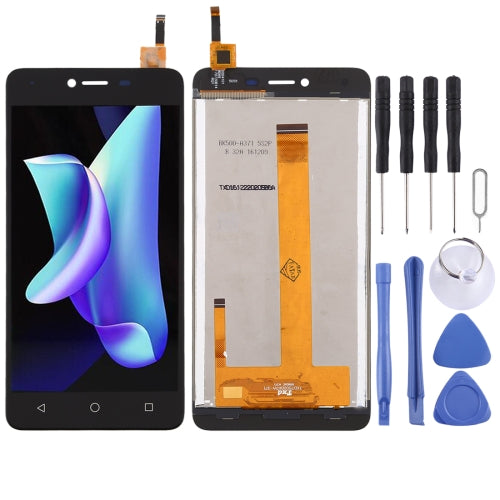 LCD Screen and Digitizer Full Assembly for BQ BQ-5058 Strike Power Easy(Black)