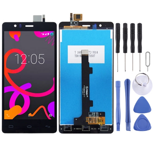 LCD Screen and Digitizer Full Assembly for BQ Aquaris E5 (0760) (Black)