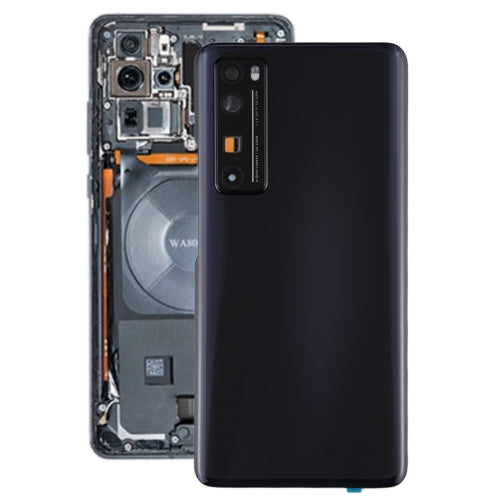 Original Battery Back Cover with Camera Lens Cover for Huawei Nova 7 Pro 5G(Black)