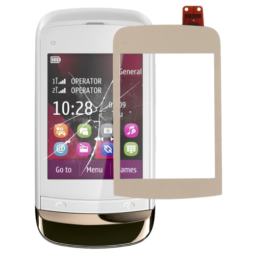 Touch Panel for Nokia C2(Gold)