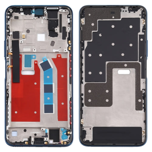 Original Middle Frame Bezel Plate for Huawei Honor X10 5G (Blue)