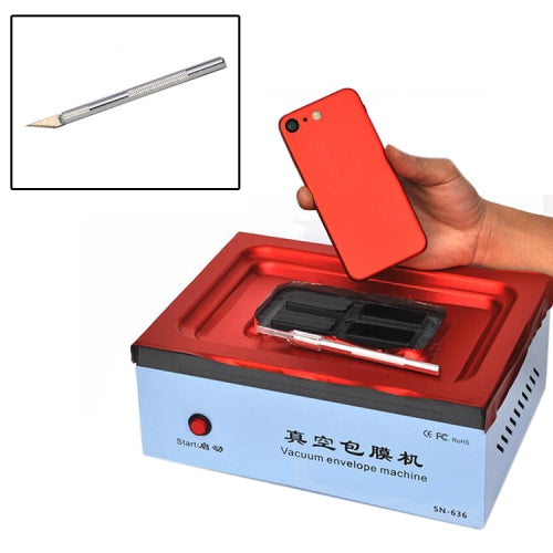 Vacuum Coating Machine Vacuum Envelope Machine DIY Back Cover Film Repair Tool for Smart Phones