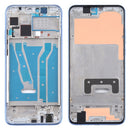 Front Housing LCD Frame Bezel Plate with Side Keys for Huawei Y9 (2019) (Silver)
