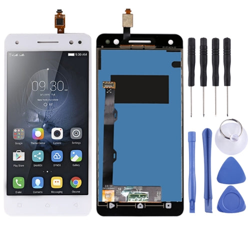 LCD Screen and Digitizer Full Assembly for Lenovo Vibe S1 LITE S1LA40(White)