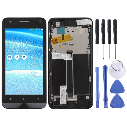 LCD Screen and Digitizer Full Assembly with Frame for Asus Zenfone C ZC451CG(Black)
