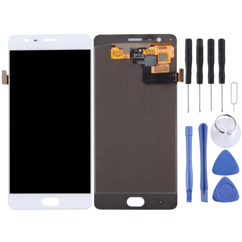 LCD Screen and Digitizer Full Assembly for OnePlus 3 (A3000 Version)(White)