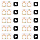 10 PCS Back Camera Lens Cover with Sticker for Galaxy S6 Active / G890