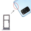 SIM Card Tray + Micro SD Card Tray for Samsung Galaxy S20+ / Galaxy S20 Ultra(Grey)