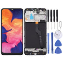 LCD Screen and Digitizer Full Assembly With Frame for Samsung Galaxy A10 / SM-A105F (Single Card Version) (Black)