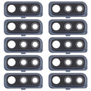 10 PCS Camera Lens Cover for Samsung Galaxy A50 (Black)