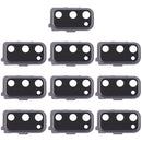 10 PCS Camera Lens Cover for Samsung Galaxy S20 (Black)
