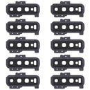 10 PCS Camera Lens Cover for Samsung Galaxy S10+ (Black)