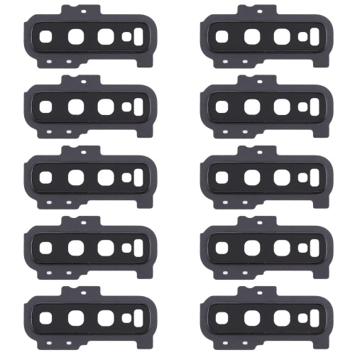 10 PCS Camera Lens Cover for Samsung Galaxy S10+ (Black)