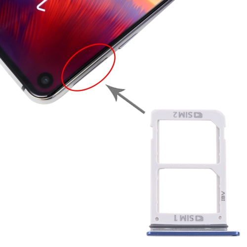 SIM Card Tray + SIM Card Tray for Samsung Galaxy A8s / Galaxy A9 Pro 2019(Blue)