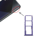 SIM Card Tray + SIM Card Tray + Micro SD Card Tray for Samsung Galaxy A50s SM-A507 (Purple)