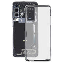 Glass Transparent Battery Back Cover for Samsung Galaxy S20 SM-G980 SM-G980F SM-G980F/DS(Transparent)