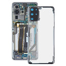 Glass Transparent Battery Back Cover for Samsung Galaxy S20+ SM-G985 SM-G985F SM-G985F/DS(Transparent)
