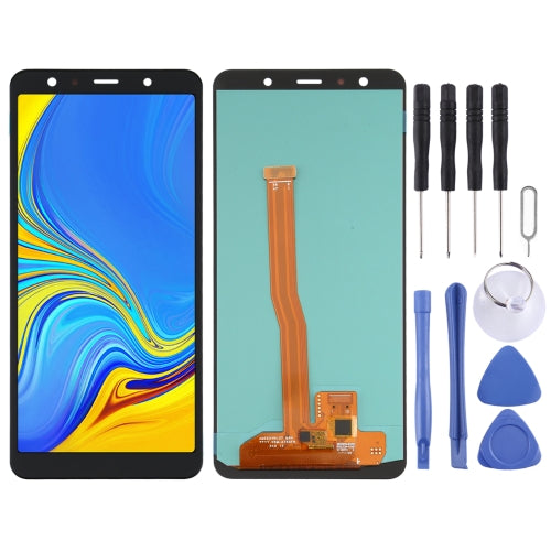OLED Material LCD Screen and Digitizer Full Assembly for Samsung Galaxy A7 (2018) SM-A750
